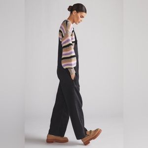 Anthropologie 🔥 Pilcro Denim Pinafore Jumpsuit Overalls - Black Medium